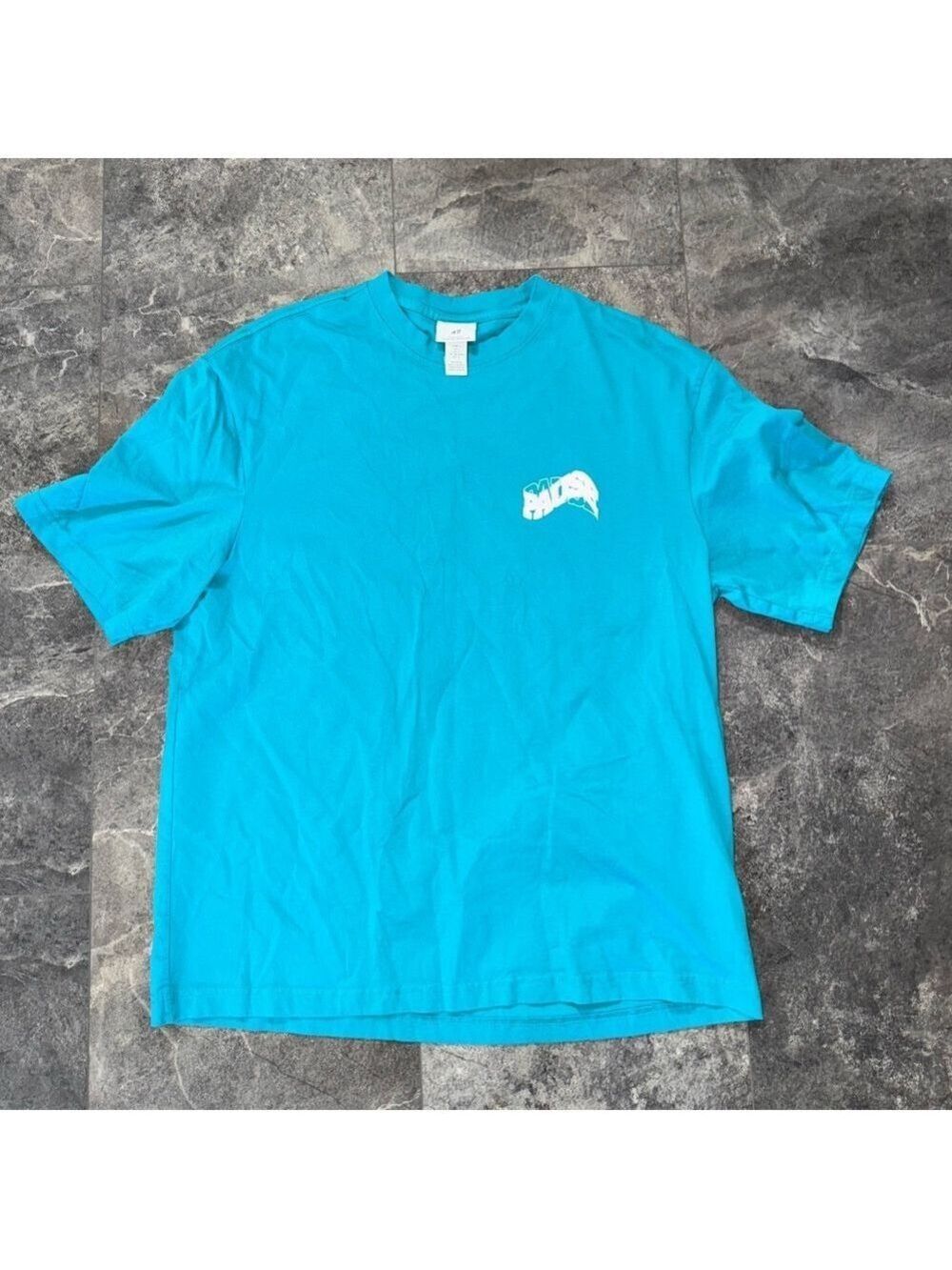 H&M Blue Short Sleeve Shirt Size Large